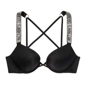 Victorias Secret Very Sexy Bombshell Adds 2 cups Pushup Bikini Top NWT Size 36 B